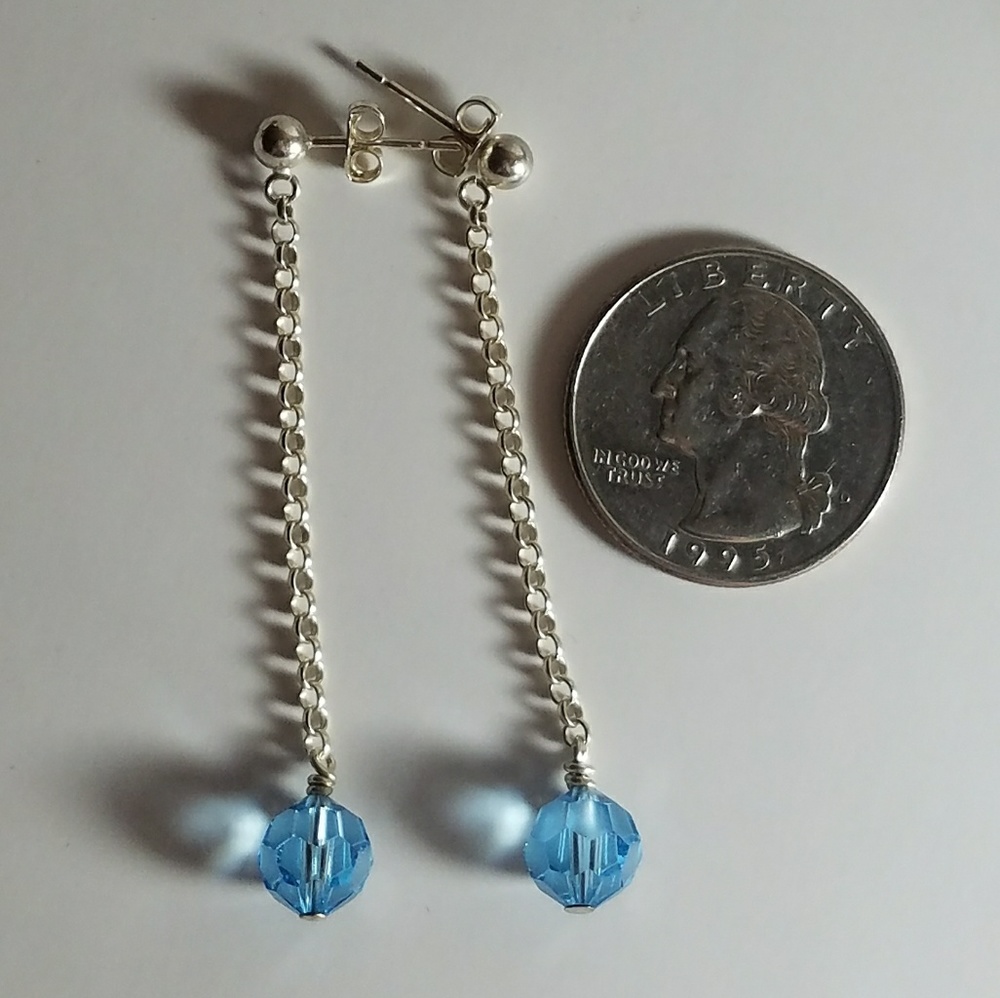 📮SOLD📮Stunning Swarovski Crystal Earrings - Picture 4 of 4